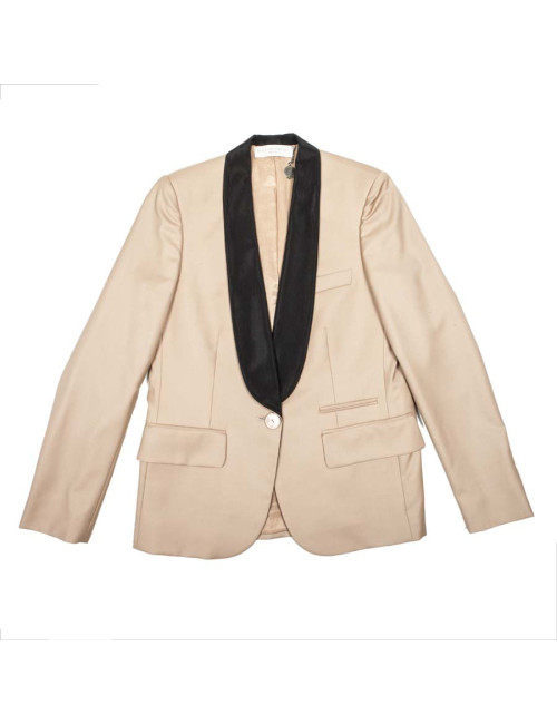 Veste STELLA MCCARTNEY laine beige T42IT