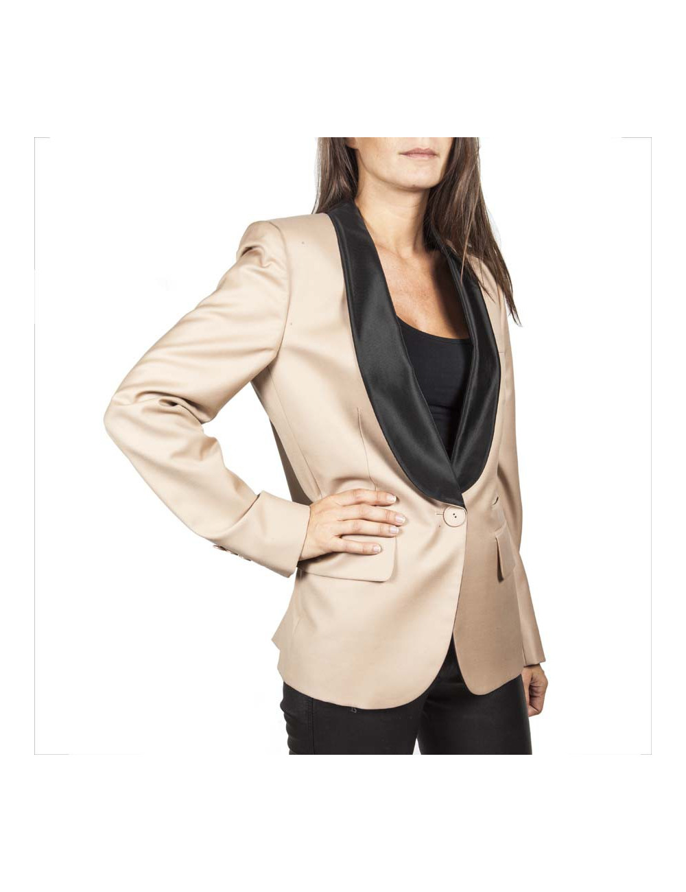 Veste STELLA MCCARTNEY laine beige T42IT