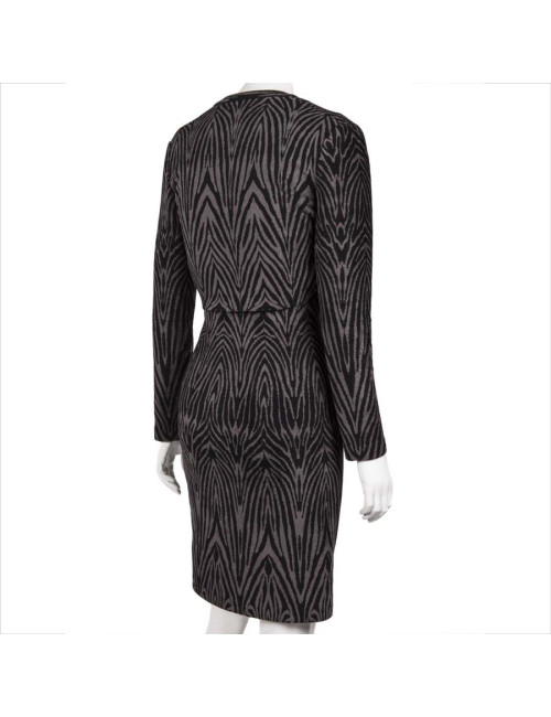 Ensemble robe et veste ALAIA T38 FR zébrée 