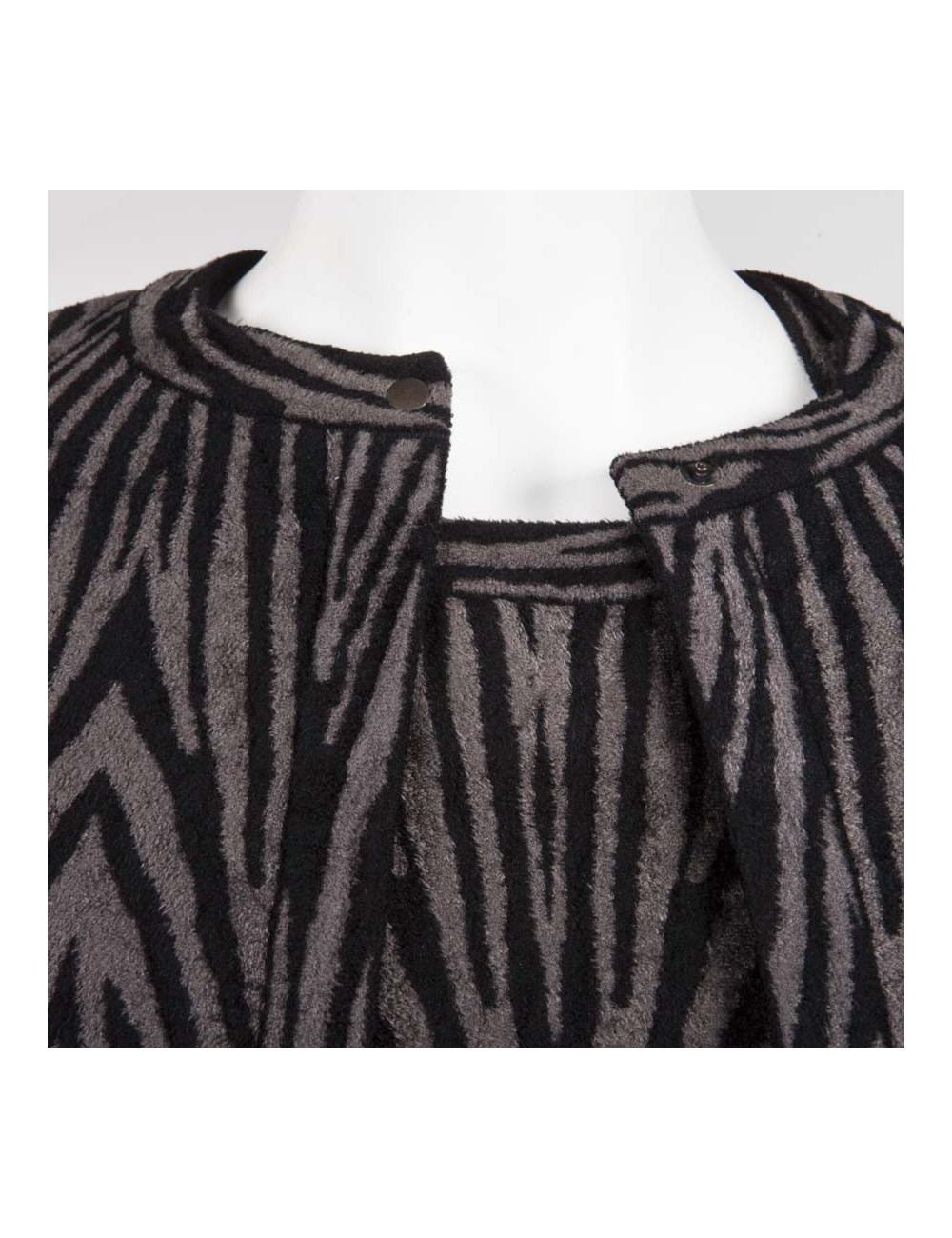 Ensemble robe et veste ALAIA T38 FR zébrée 