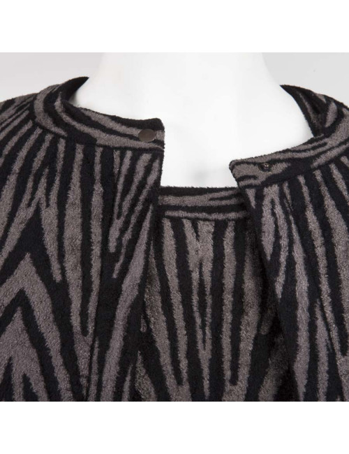 Ensemble robe et veste ALAIA T38 FR zébrée 