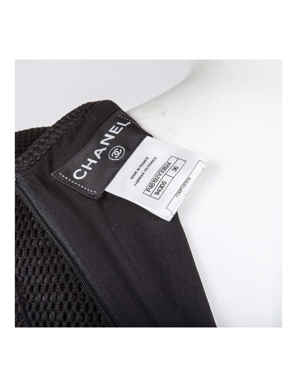 CHANEL dress in black dress size 36FR