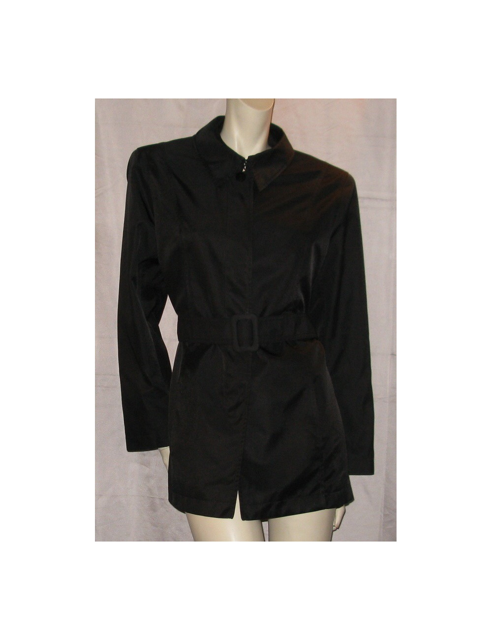 Veste imperméable noire T40 CHANEL