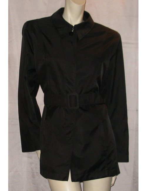 Veste imperméable noire T40 CHANEL
