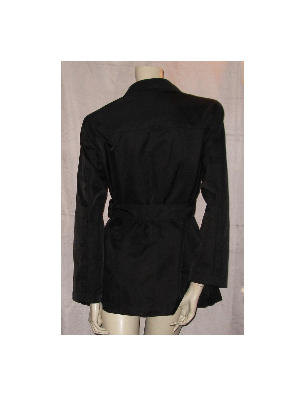 Veste imperméable noire T40 CHANEL
