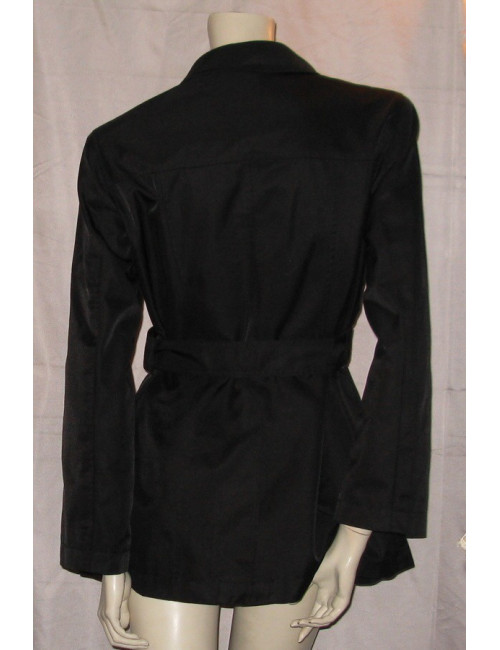 Veste imperméable noire T40 CHANEL