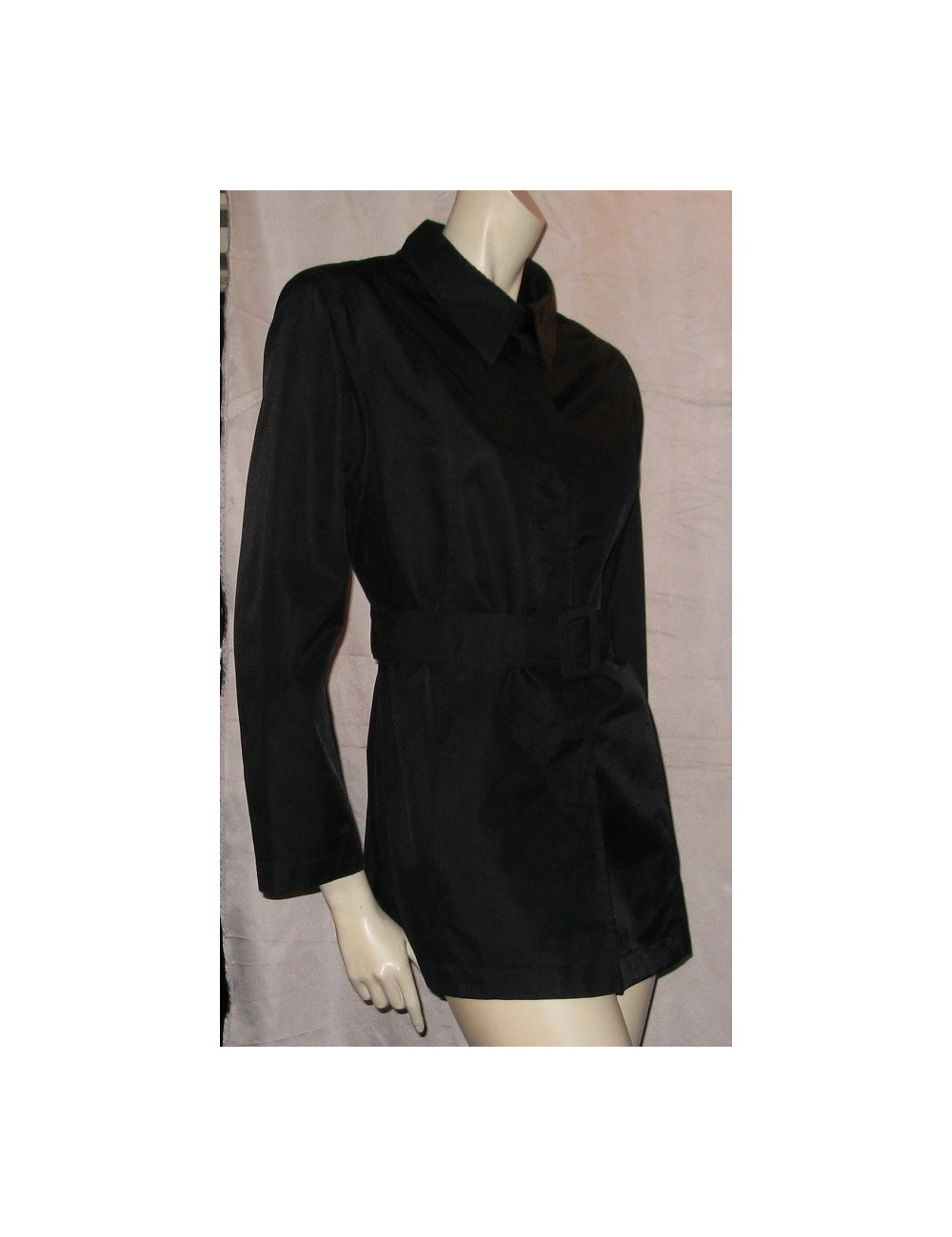 Veste imperméable noire T40 CHANEL