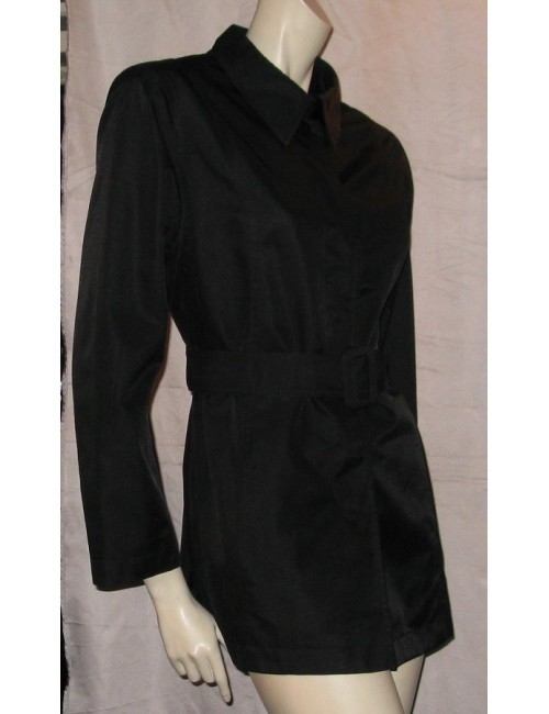 Veste imperméable noire T40 CHANEL
