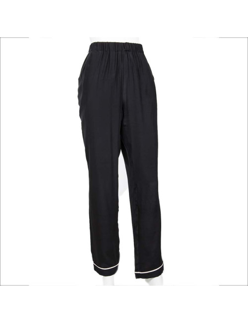 Pantalon GOLD HAWK t40fr en soie noir