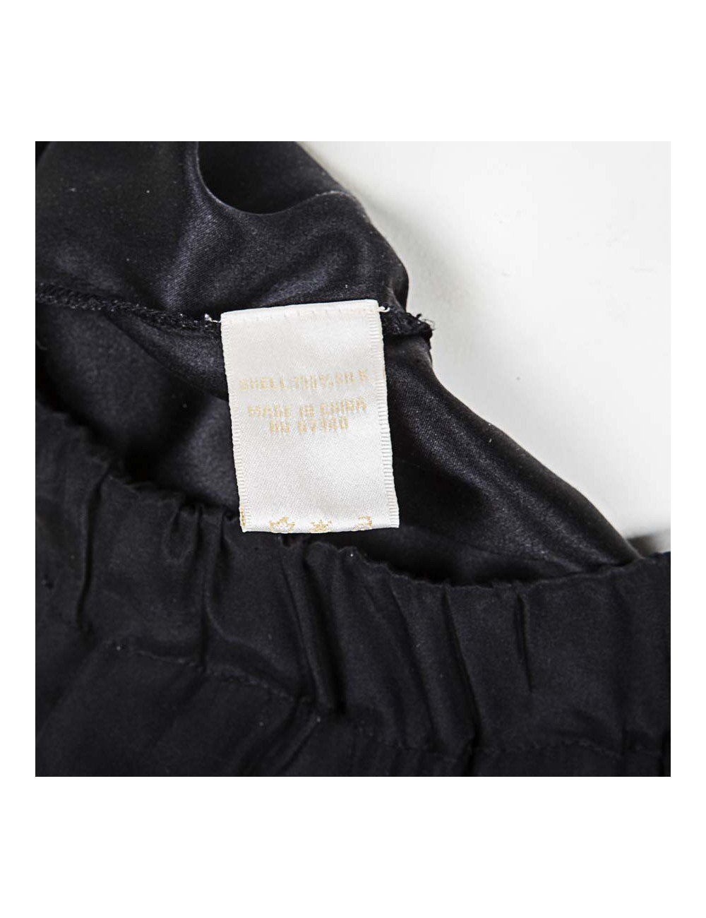 Pantalon GOLD HAWK t40fr en soie noir