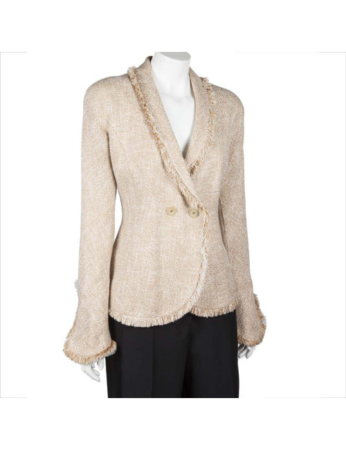 Veste CARVEN Tweed beige t38fr