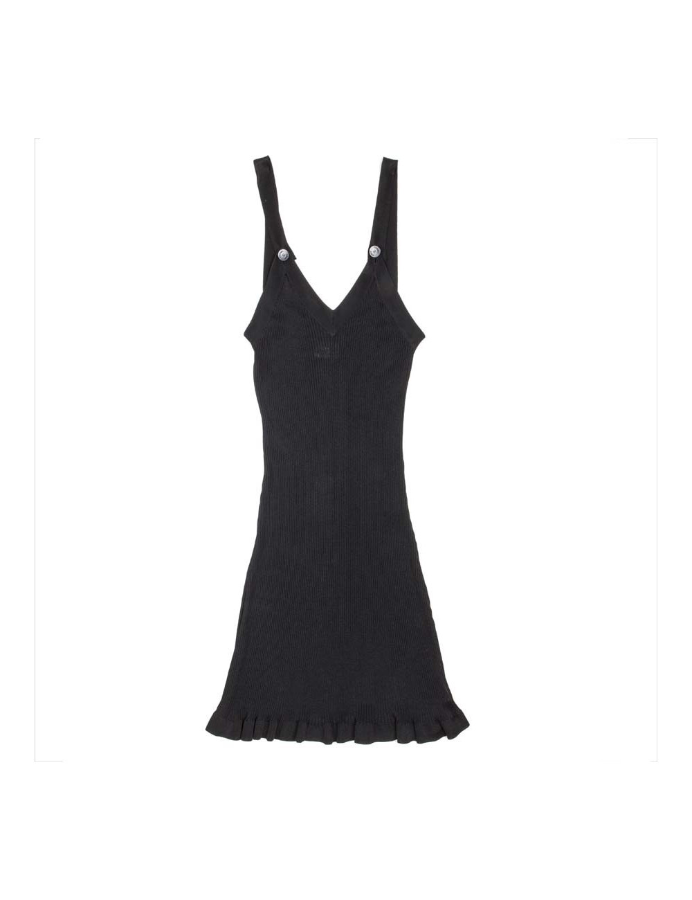 Dress black CHANEL T 42