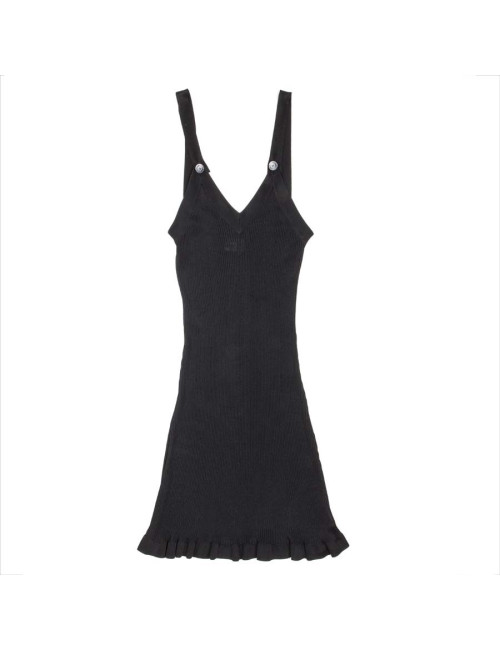 Dress black CHANEL T 42