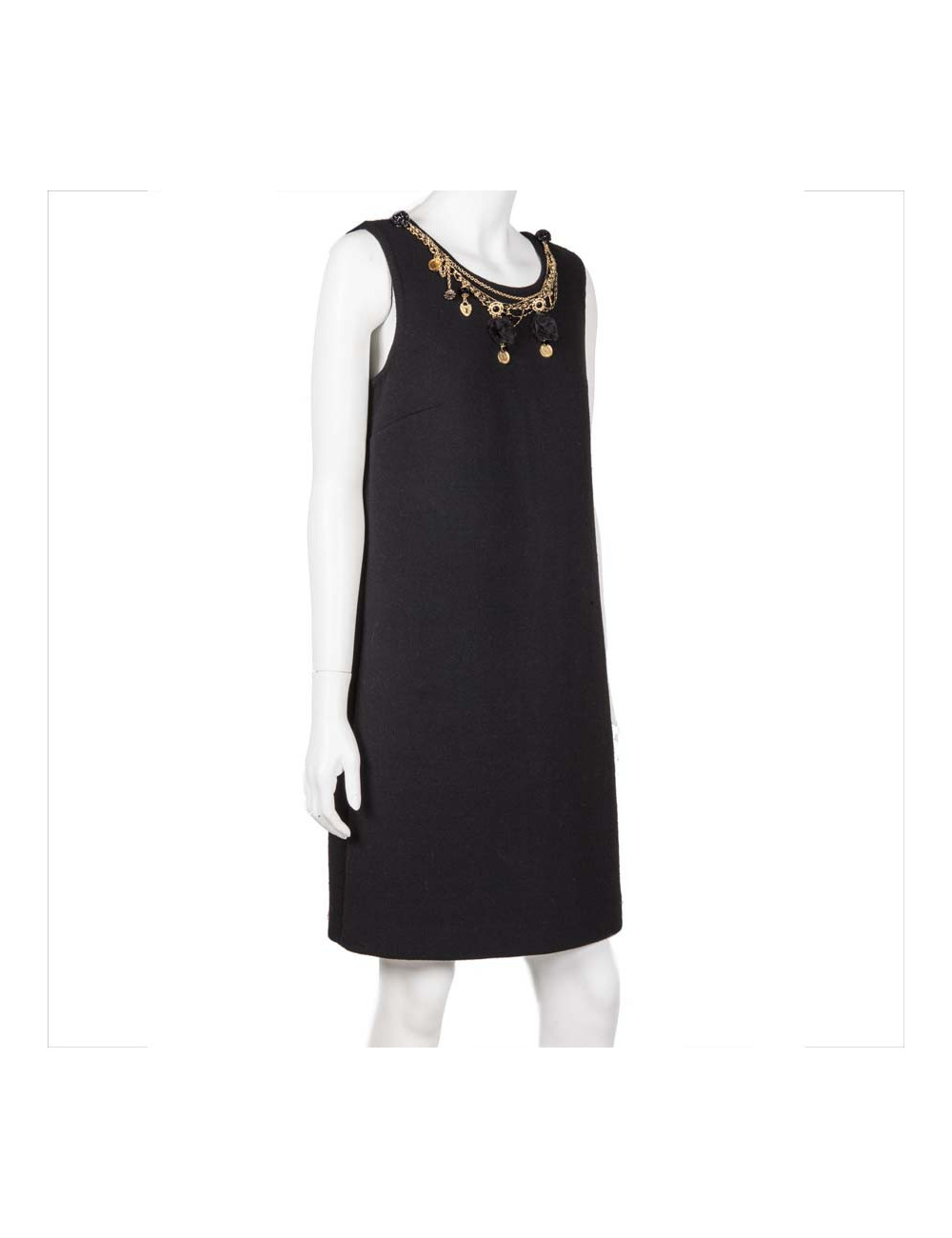 Robe DOLCE & GABBANA laine noire T42IT