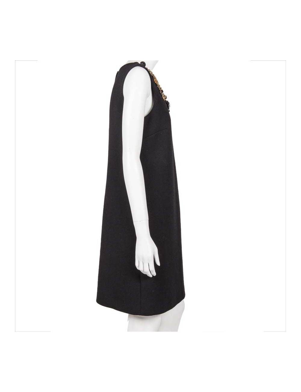 Robe DOLCE & GABBANA laine noire T42IT