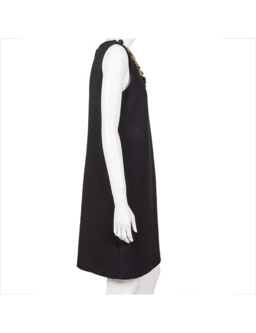 Robe DOLCE & GABBANA laine noire T42IT