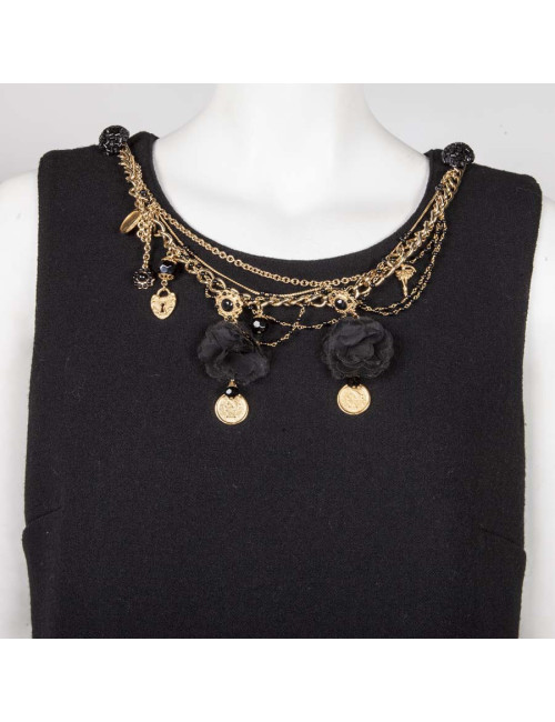 Robe DOLCE & GABBANA laine noire T42IT