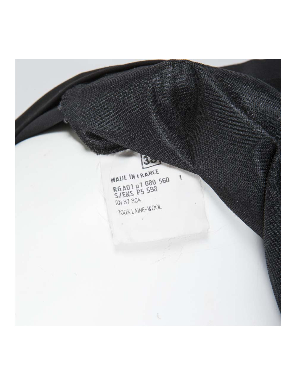 Pantalon YVES SAINT LAURENT T38 FR noir 