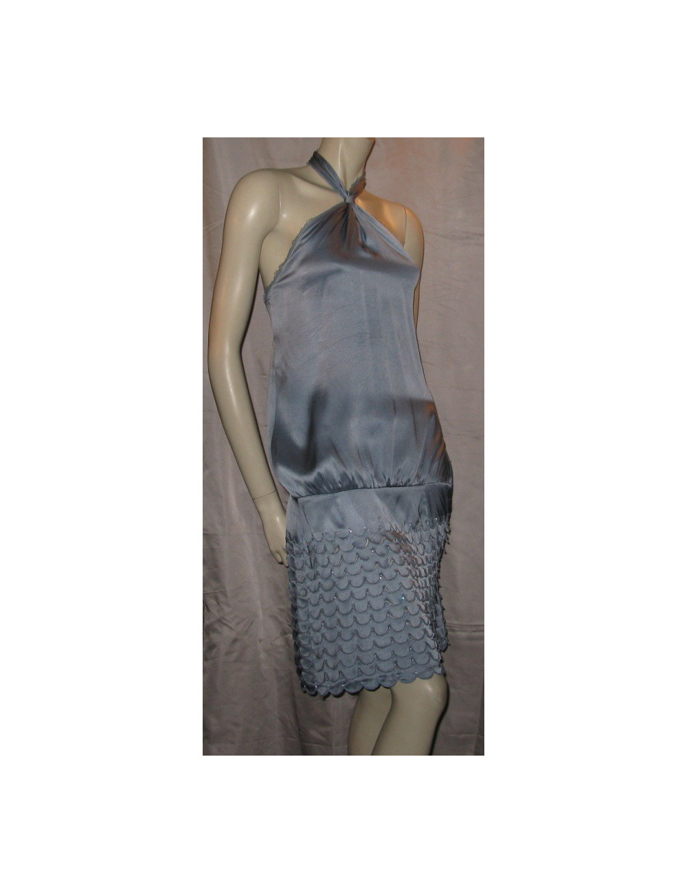 Robe en soie bleu azur T2 MARC JACOBS