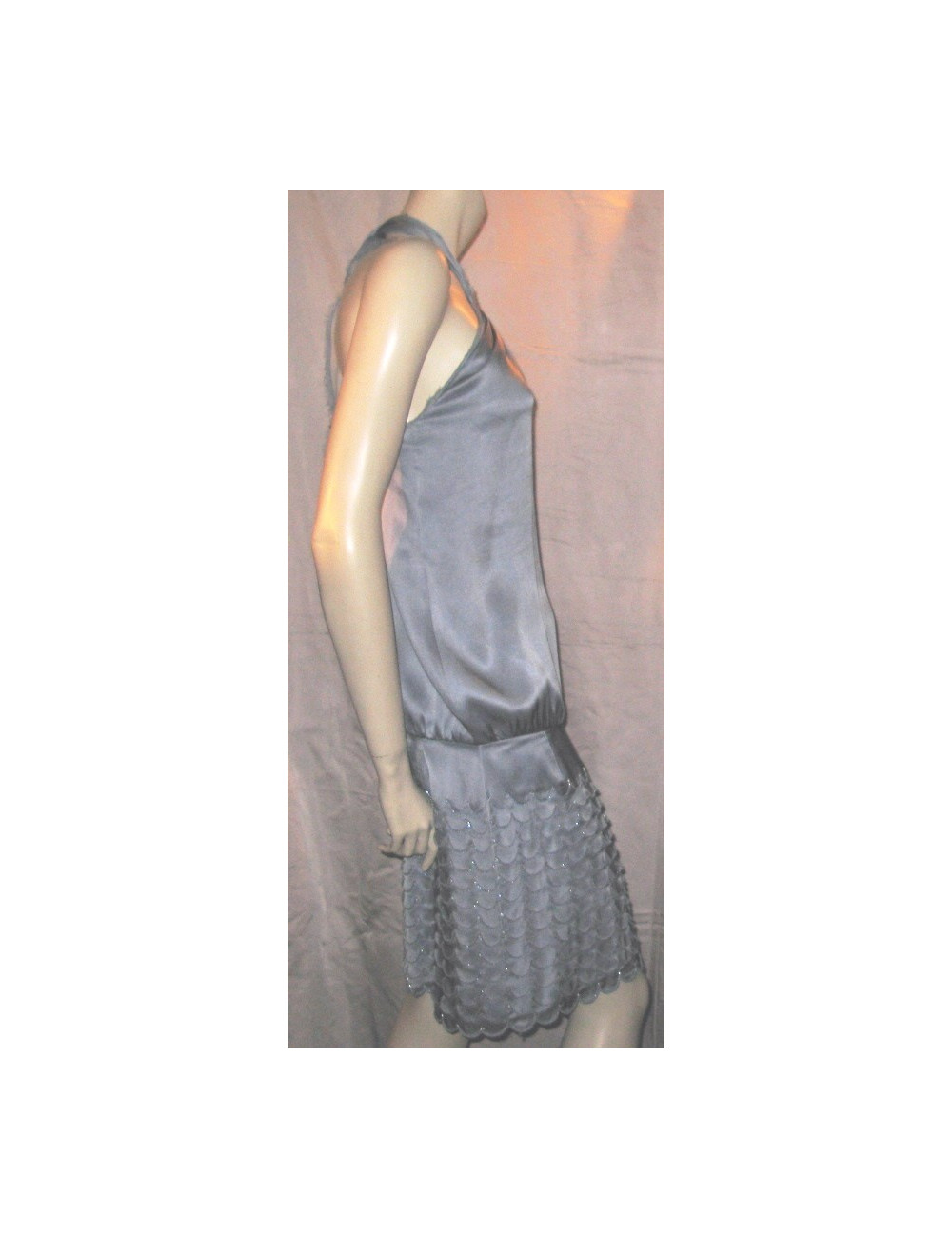 Robe en soie bleu azur T2 MARC JACOBS