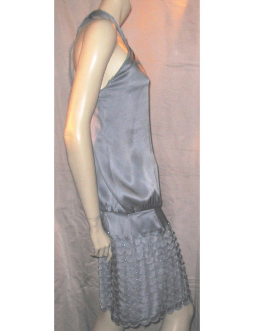 Robe en soie bleu azur T2 MARC JACOBS