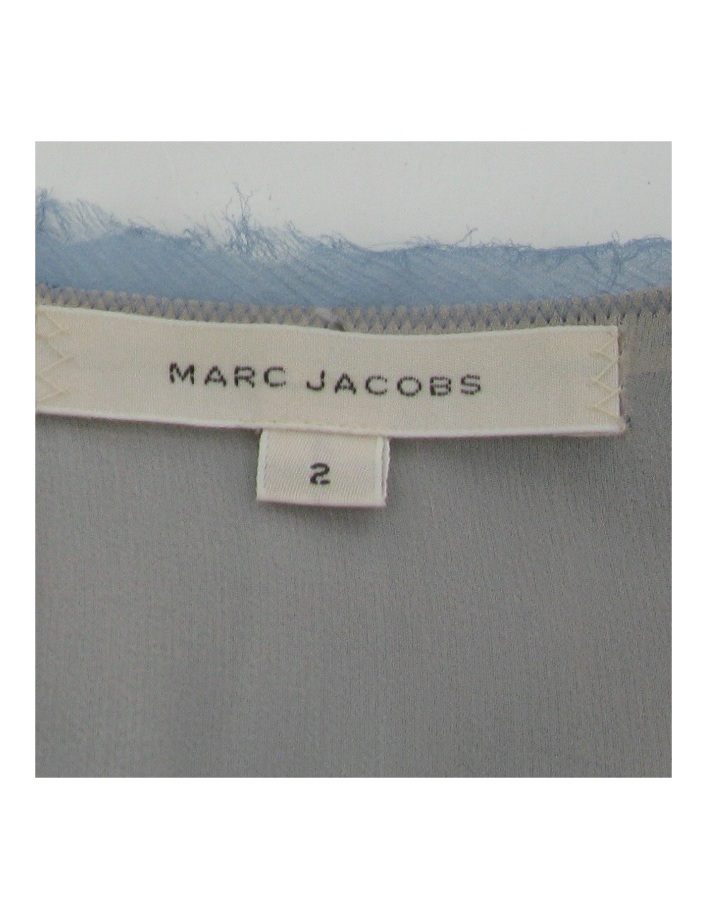 Robe en soie bleu azur T2 MARC JACOBS