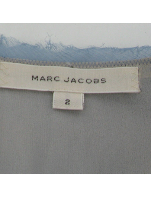 Robe en soie bleu azur T2 MARC JACOBS