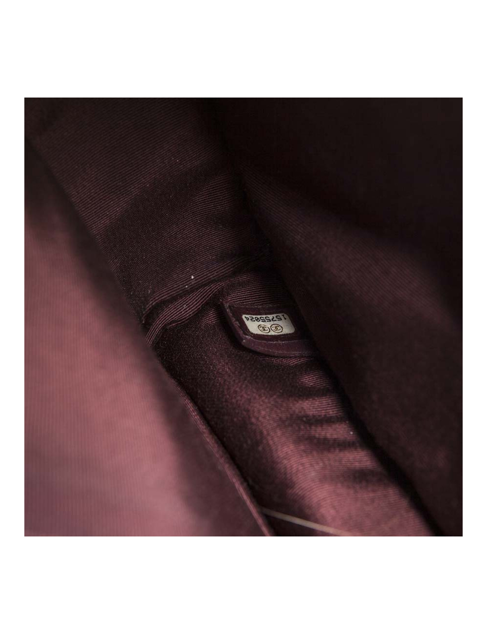 Sac CHANEL cuir grainé bleu