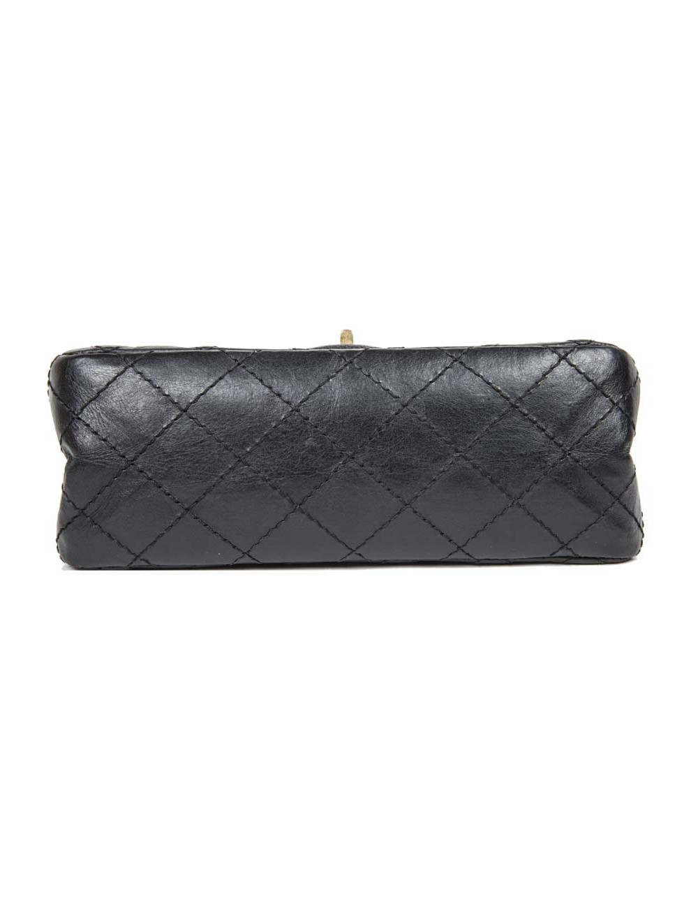 Sac CHANEL cuir grainé souple noir TM