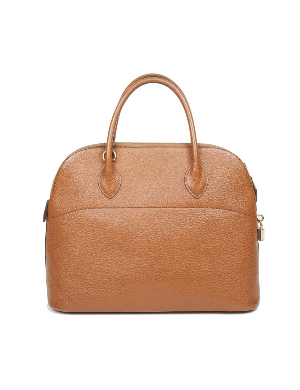 HERMES vintage 'Bolide' bag in cannelle grained leather