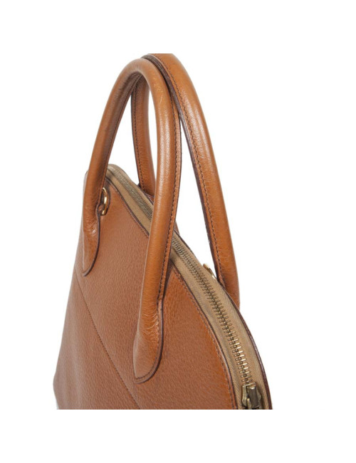 HERMES vintage 'Bolide' bag in cannelle grained leather