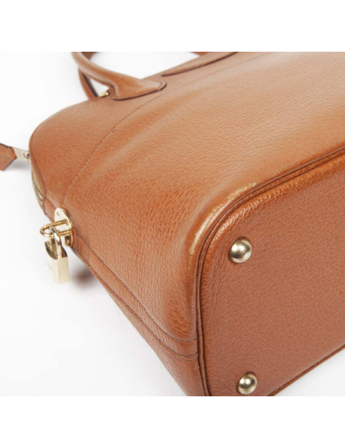 HERMES vintage 'Bolide' bag in cannelle grained leather