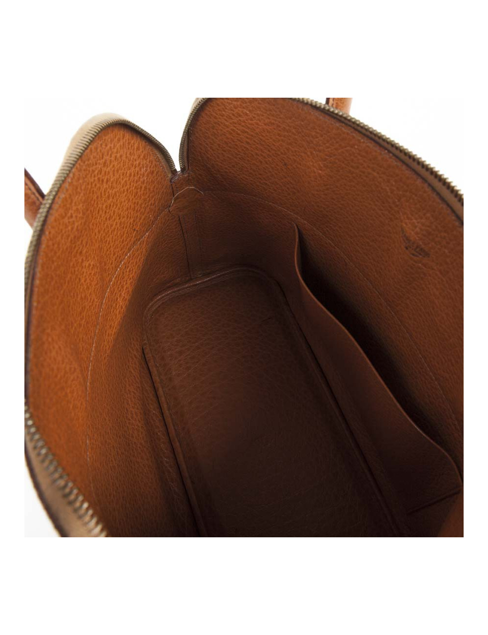 HERMES vintage 'Bolide' bag in cannelle grained leather