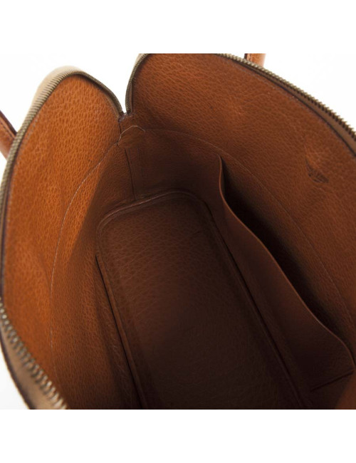 HERMES vintage 'Bolide' bag in cannelle grained leather