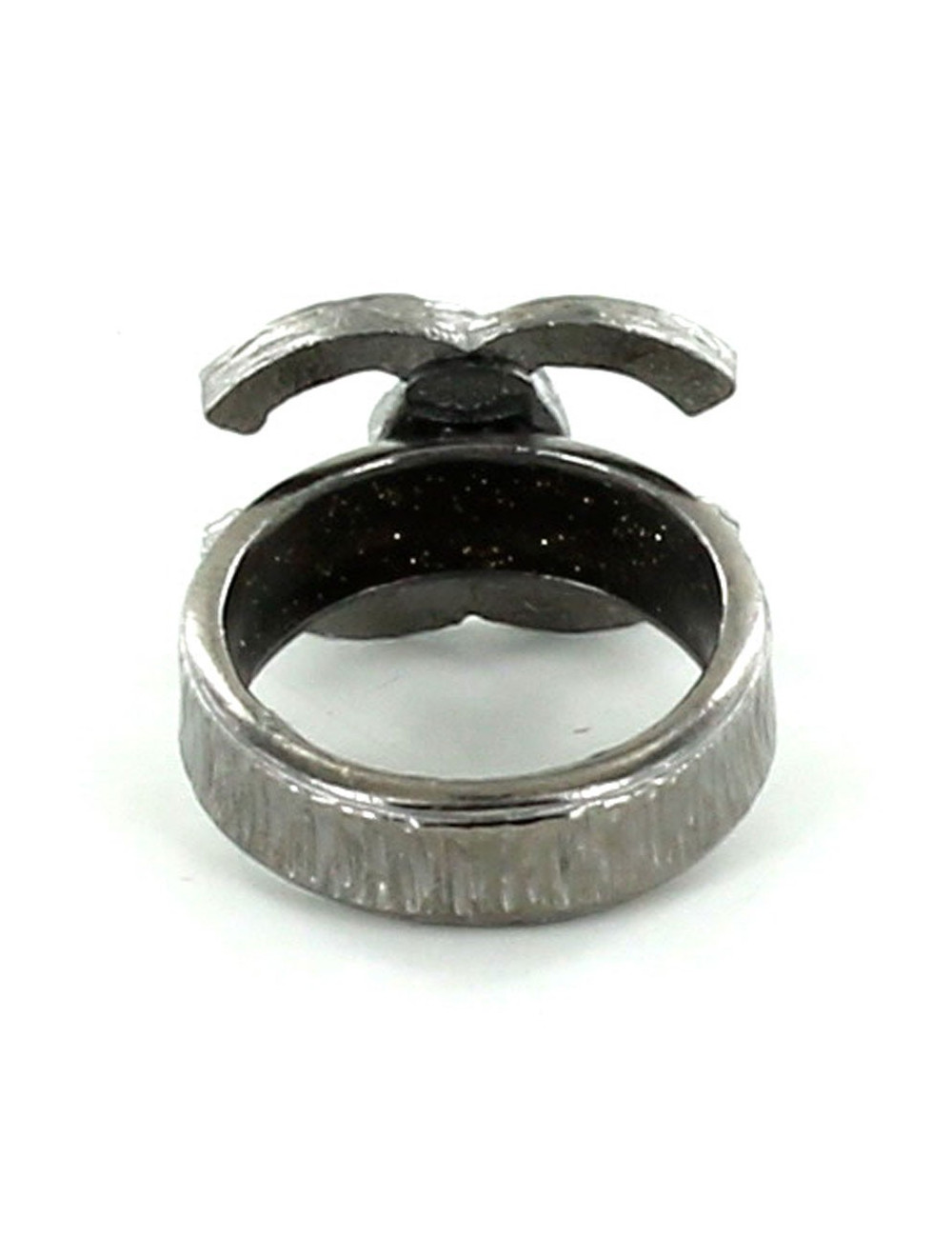bague CHANEL double C ruthénium