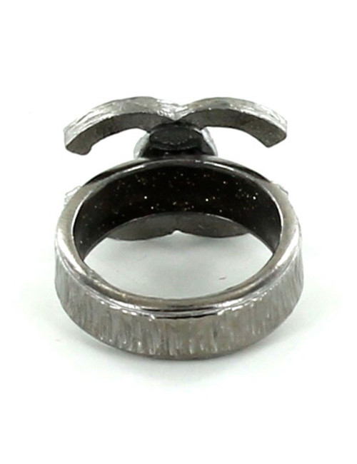 Ring CHANEL double C ruthenium