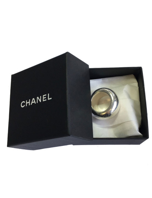 Bague CHANEL Taille 52,5 en argent massif