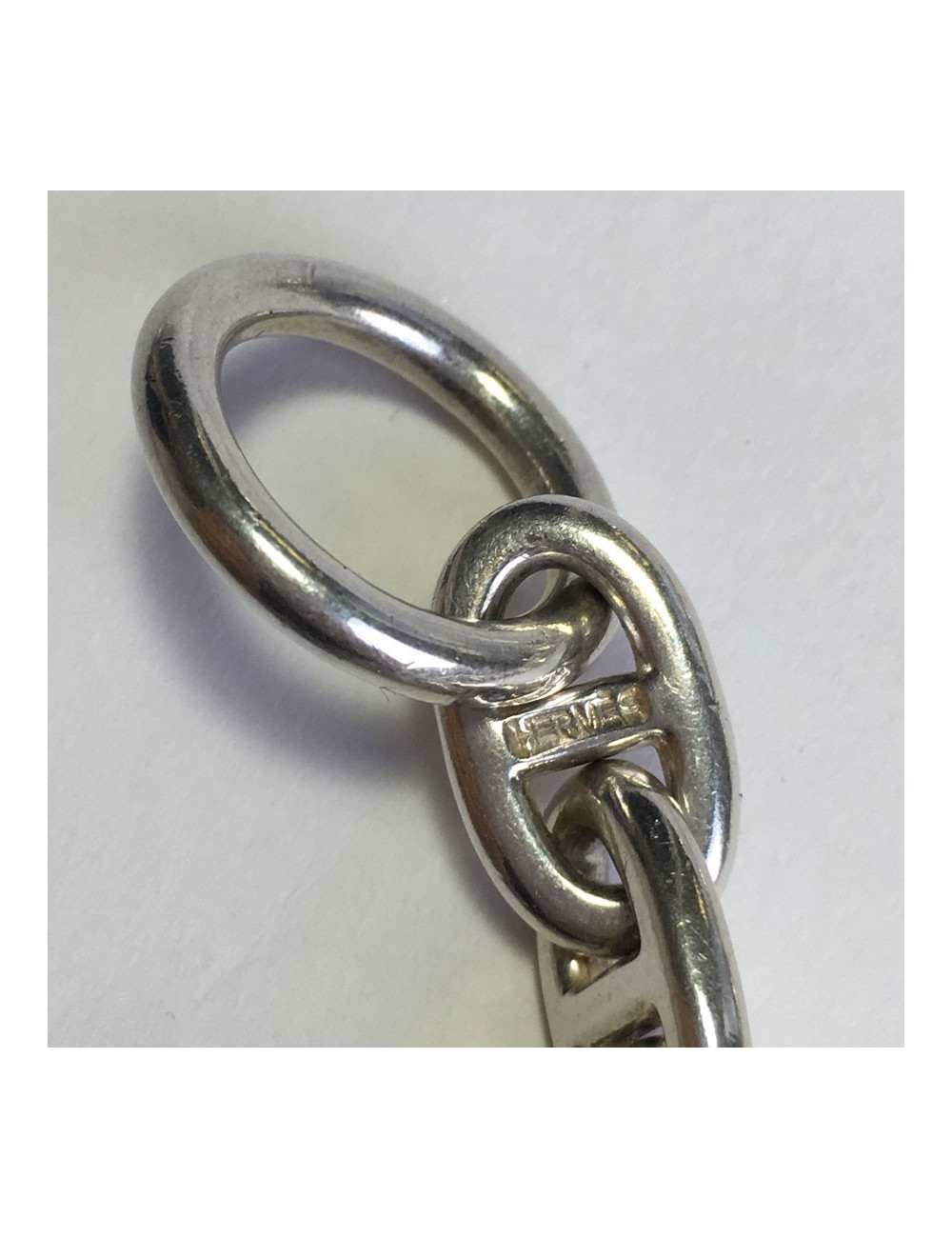 HERMES chaîne d'ancre chain necklace in sterling silver