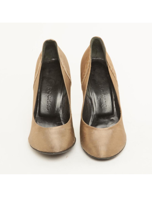 Escarpins ROCHAS T 38.5 FR mordoré