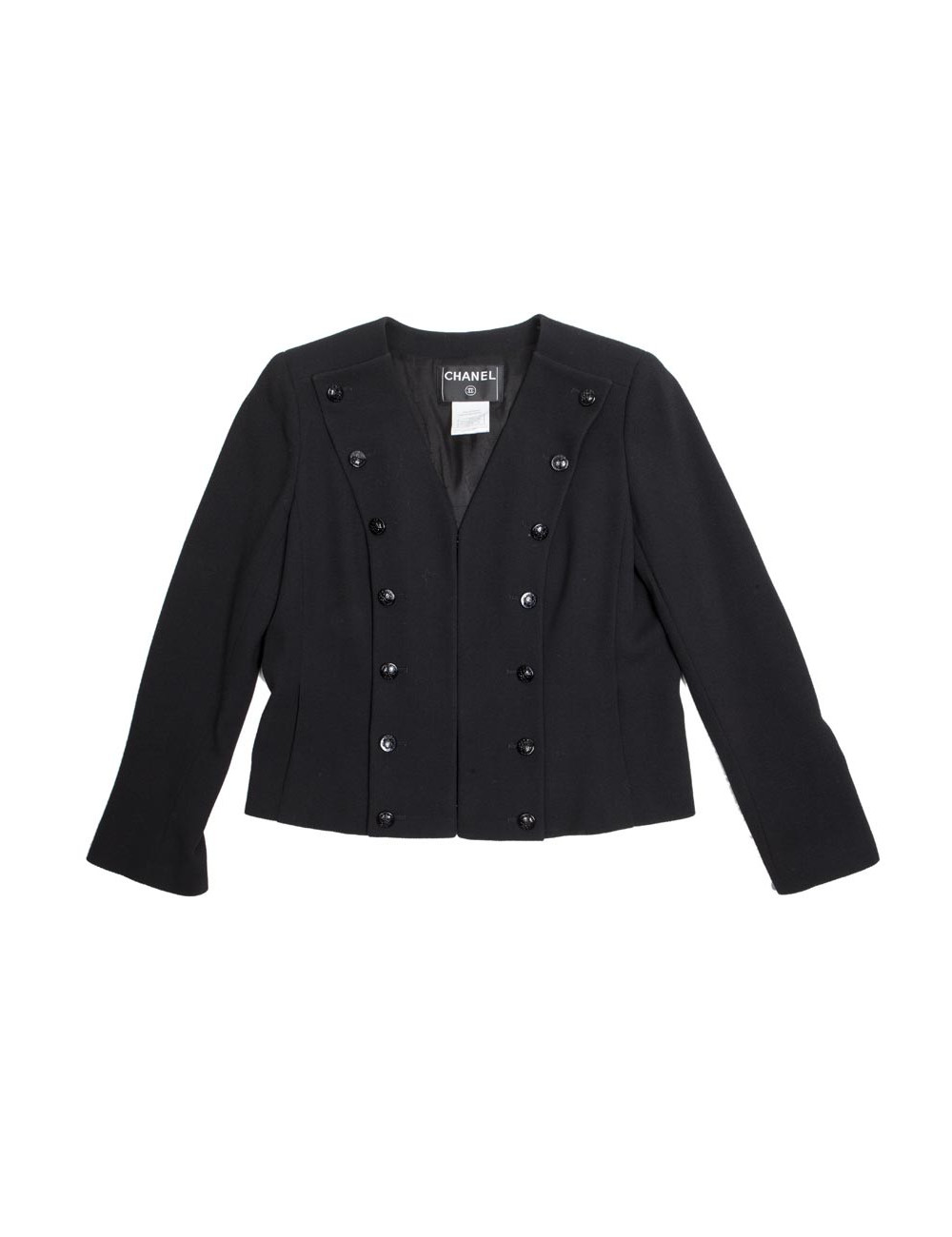 Veste CHANEL T40 noire 