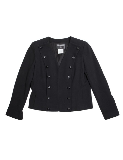 Veste CHANEL T40 noire 