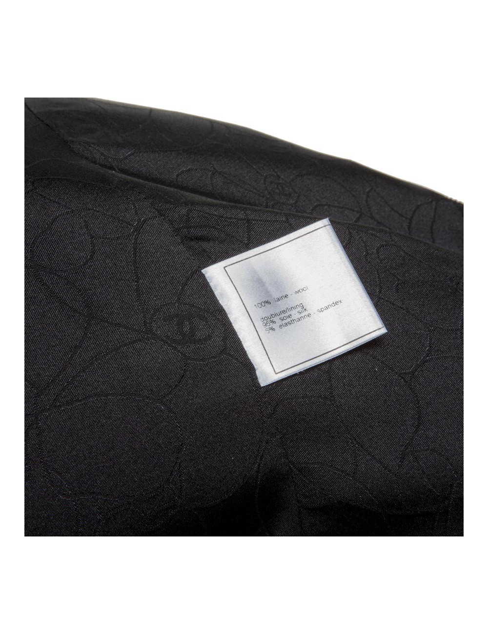 Veste CHANEL T40 noire 