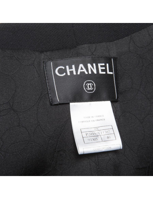 Veste CHANEL T40 noire 