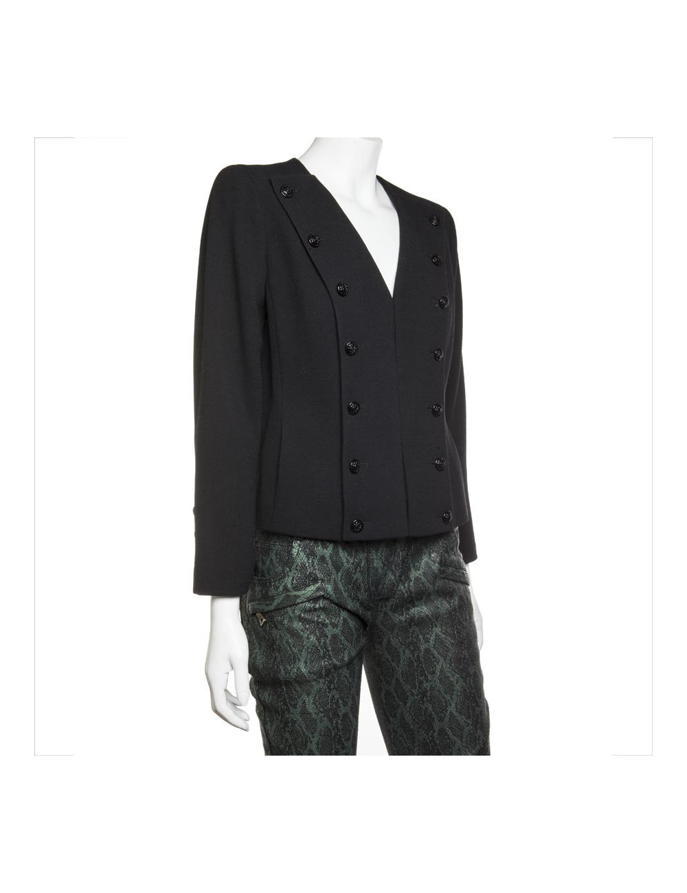 Veste CHANEL T40 noire 
