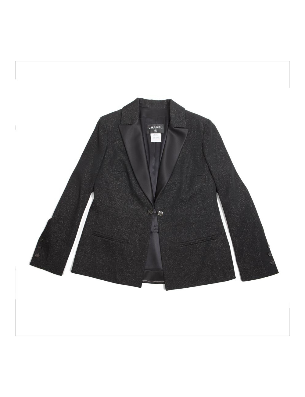 Veste CHANEL T 48 fr noire