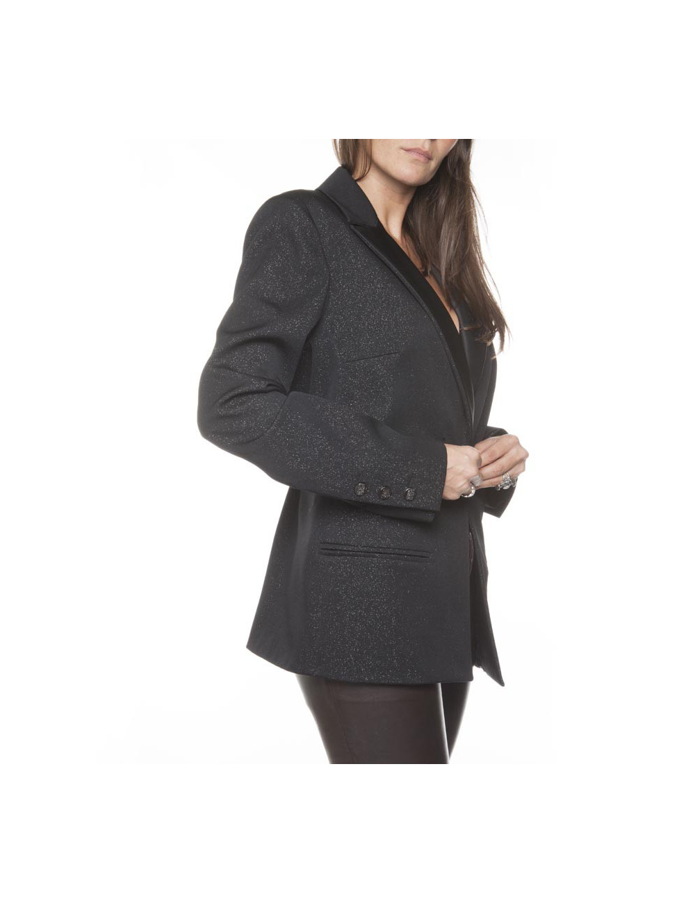 Veste CHANEL T 48 fr noire