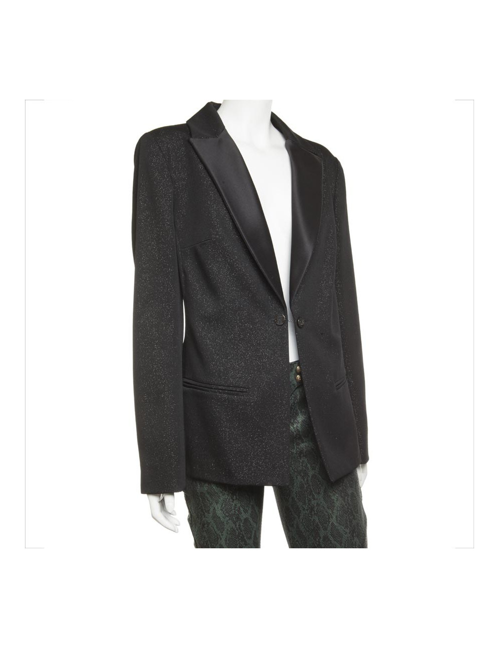 Veste de smoking CHANEL T 48 FR noire