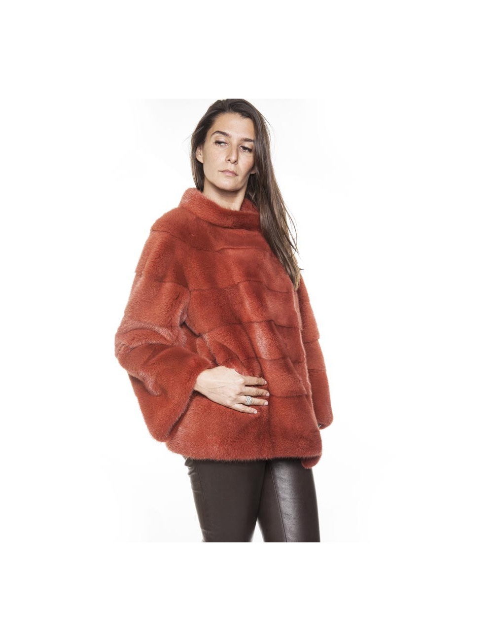 Veste PLACE en vison  T 38 FR