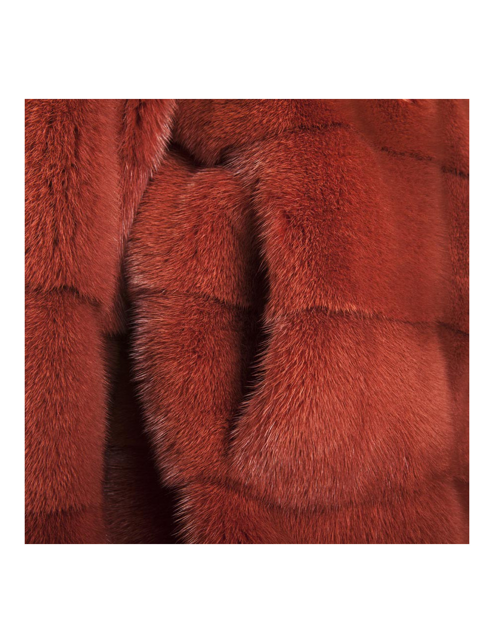 Veste PLACE en vison  T 38 FR