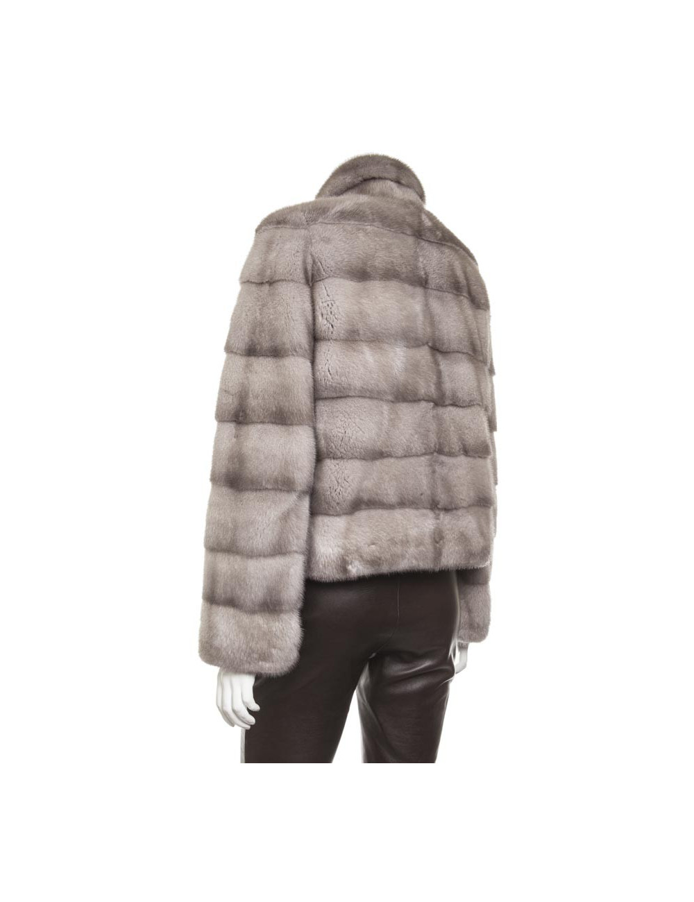 Veste RIZAL fourrure grise